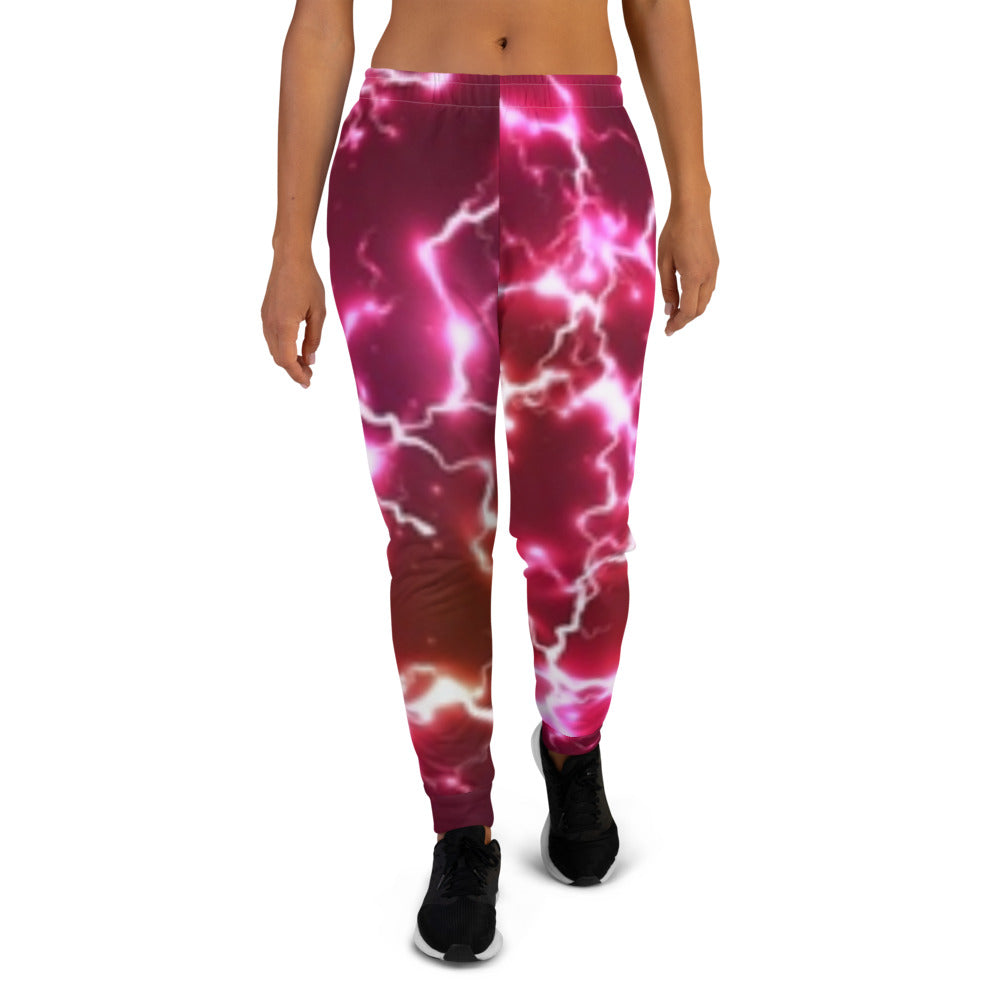 Red Lightning Strike Women's Joggers