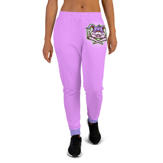 Purple & Blue Stoners Only Rabbit Women's Joggers