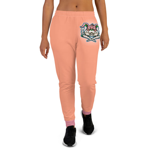 Peach & Pink Stoners Only Rabbit Women's Joggers