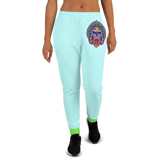 Aztec Indian Death Skull Women's Joggers