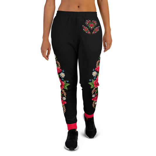 Heart Made Of Flowers Women's Joggers