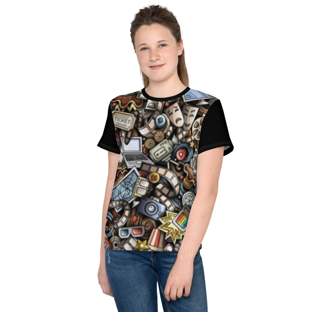 Movie Night Girls T-Shirt