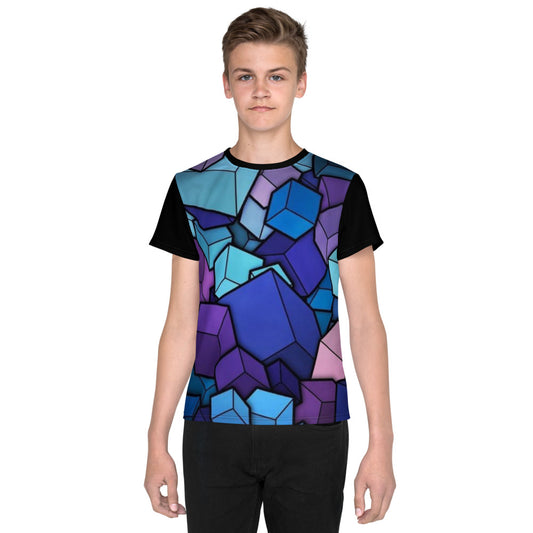 Colorful Cubes Boy's T-shirt