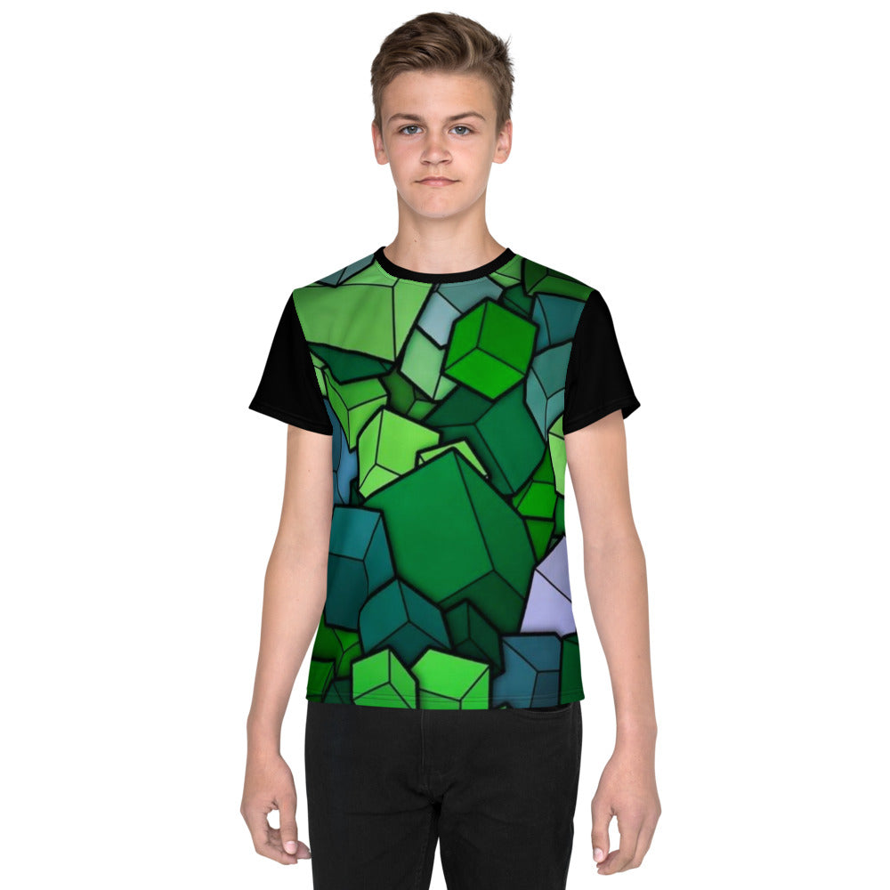 Colorful Cubes Boy's T-shirt