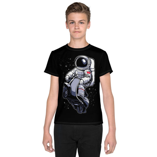 Astronaut Status Bike Life Boys T-shirt