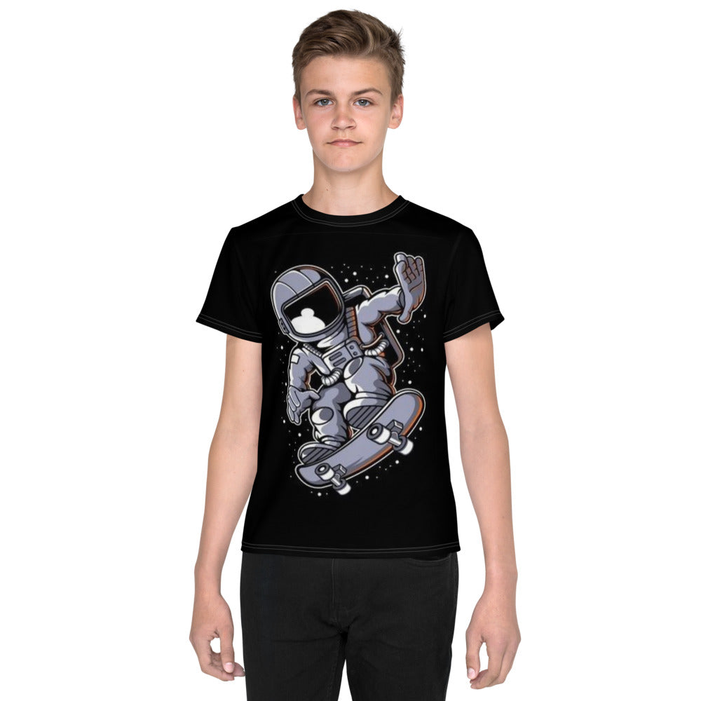 Astronaut Status Skater Boy Boys T-shirt