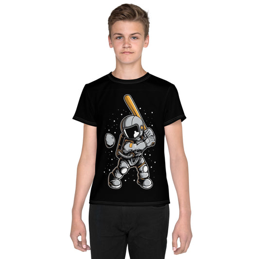 Astronaut Status Baseball Boys T-shirt