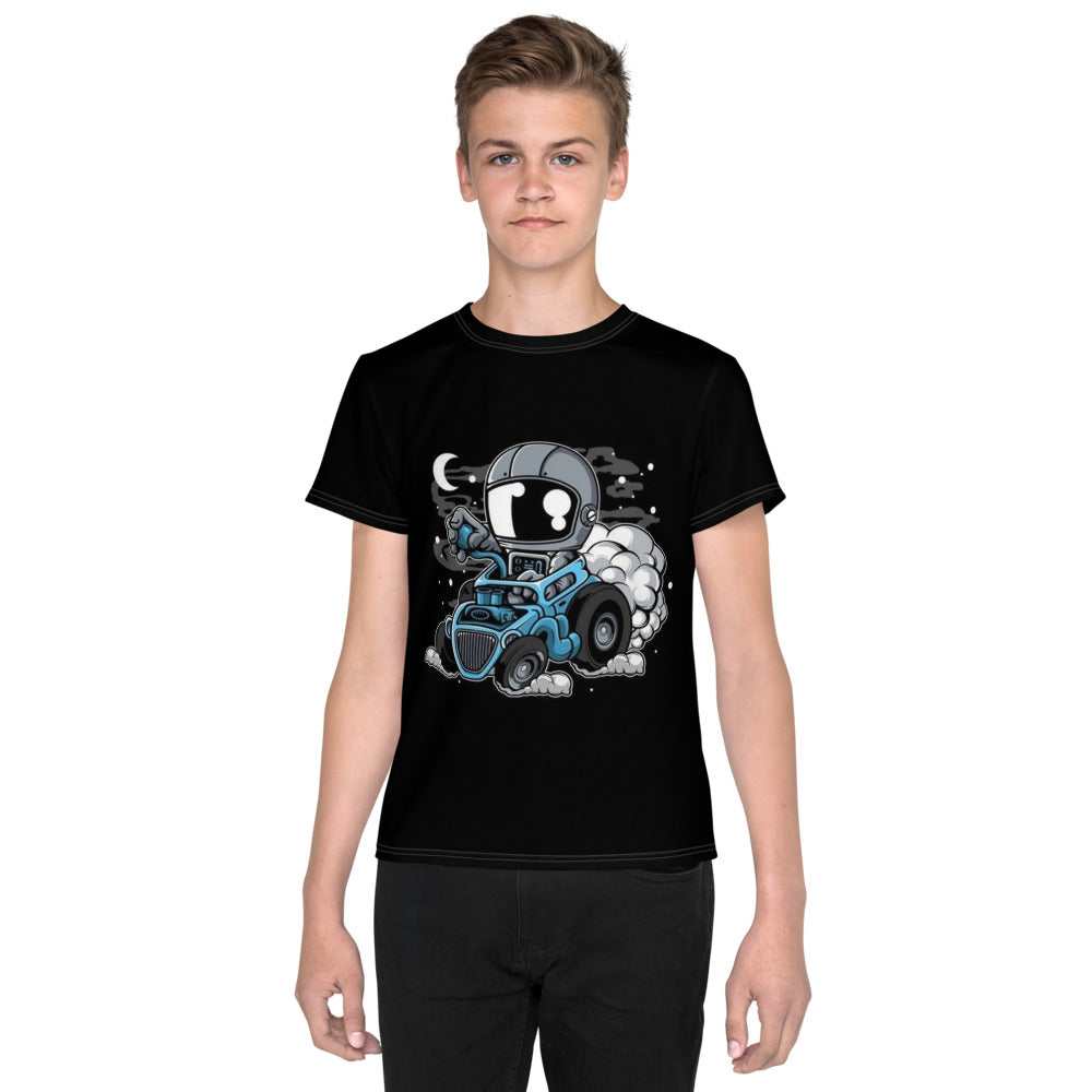 Astronaut Status Racer Boys T-shirt