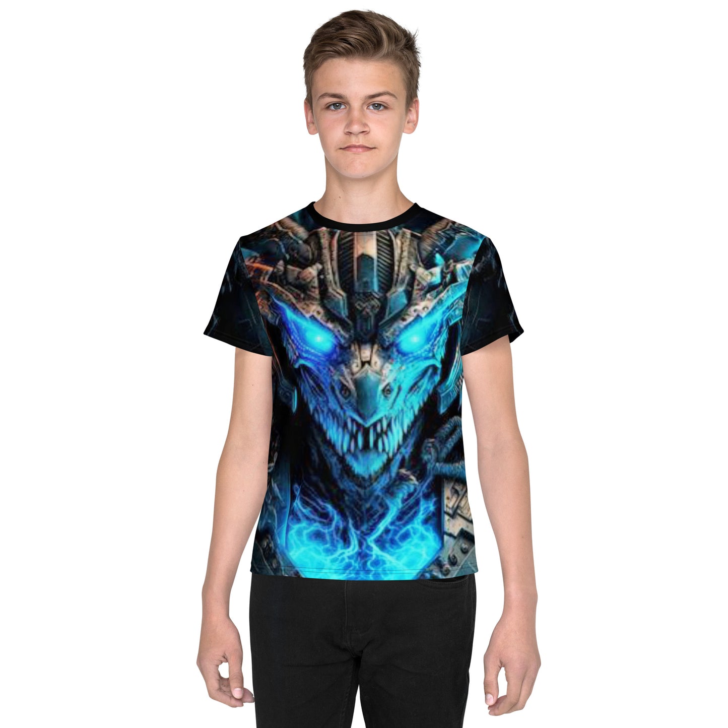 Cyborg Dragon Kid's crew neck t-shirt