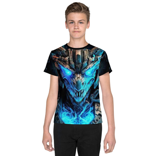 Cyborg Dragon Kid's crew neck t-shirt