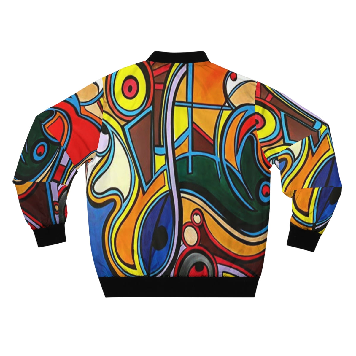 Abstract Bomber Jacket