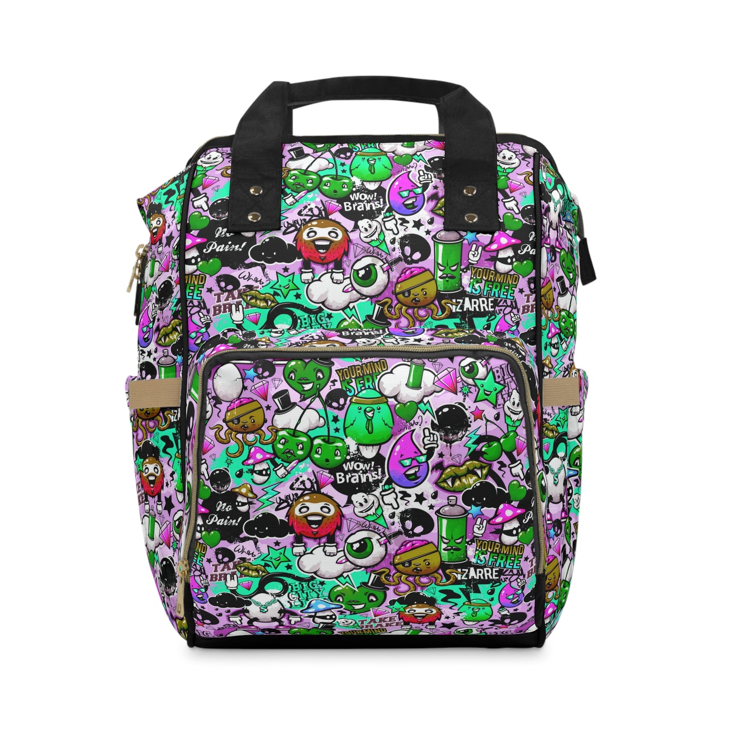 Graffiti Style Multifunctional Backpack