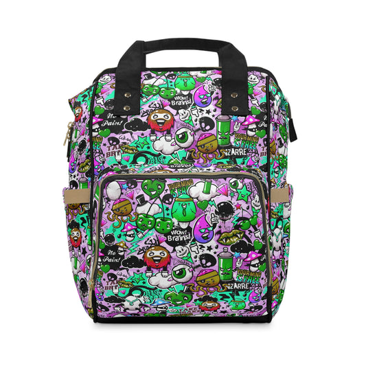 Graffiti Style Multifunctional Backpack