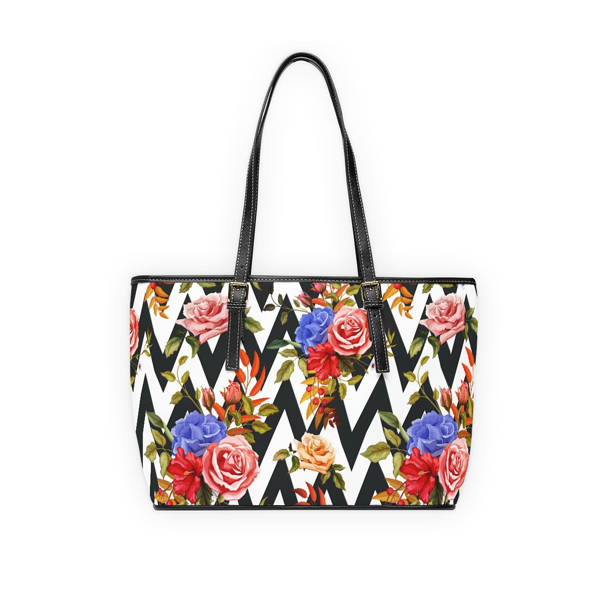 Cris'Sai's Pretty Little Flowers PU Leather Shoulder Bag