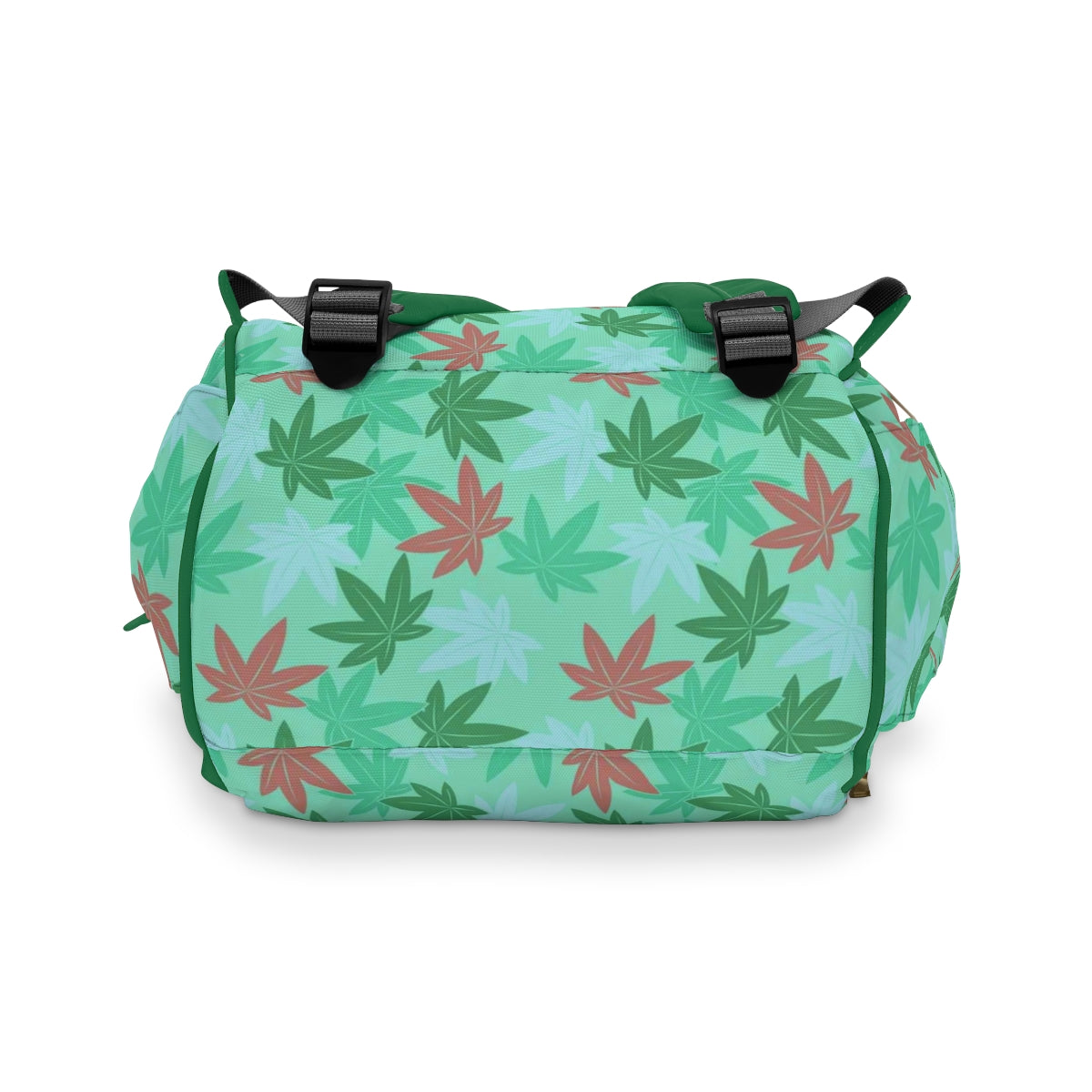 Colorful Pot Leaves Multifunctional Backpack