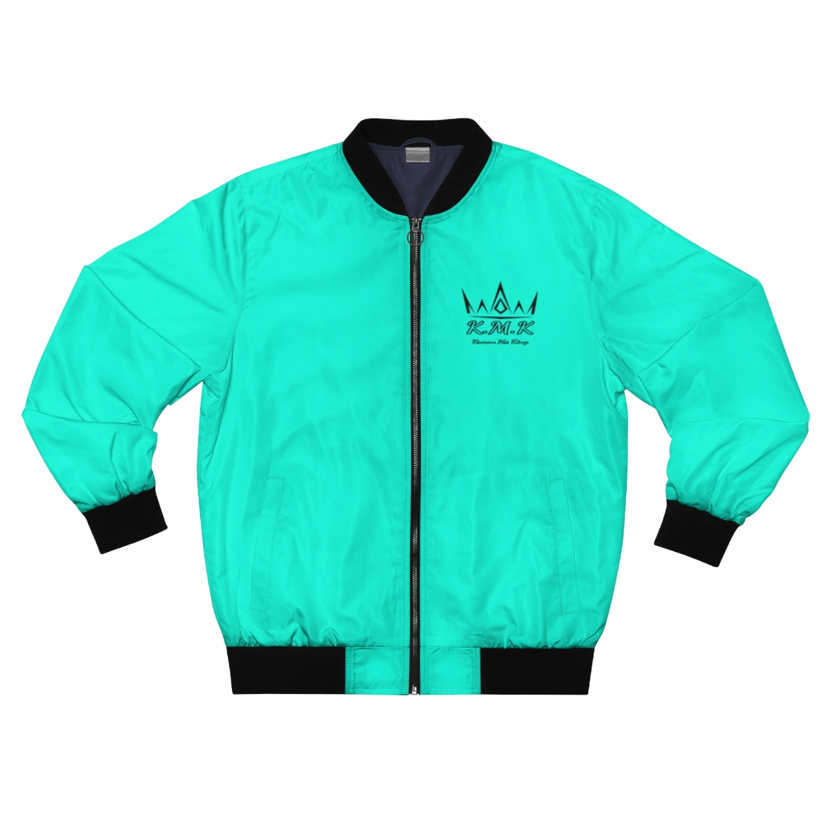 Krown Me King Teal Men's Bomber Jacket