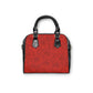 Red & Black Roses Shoulder Handbag