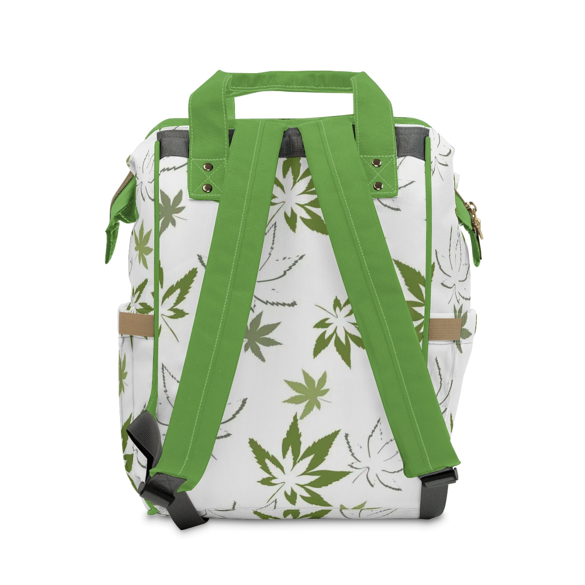 Colorful Pot Leaves Multifunctional Backpack