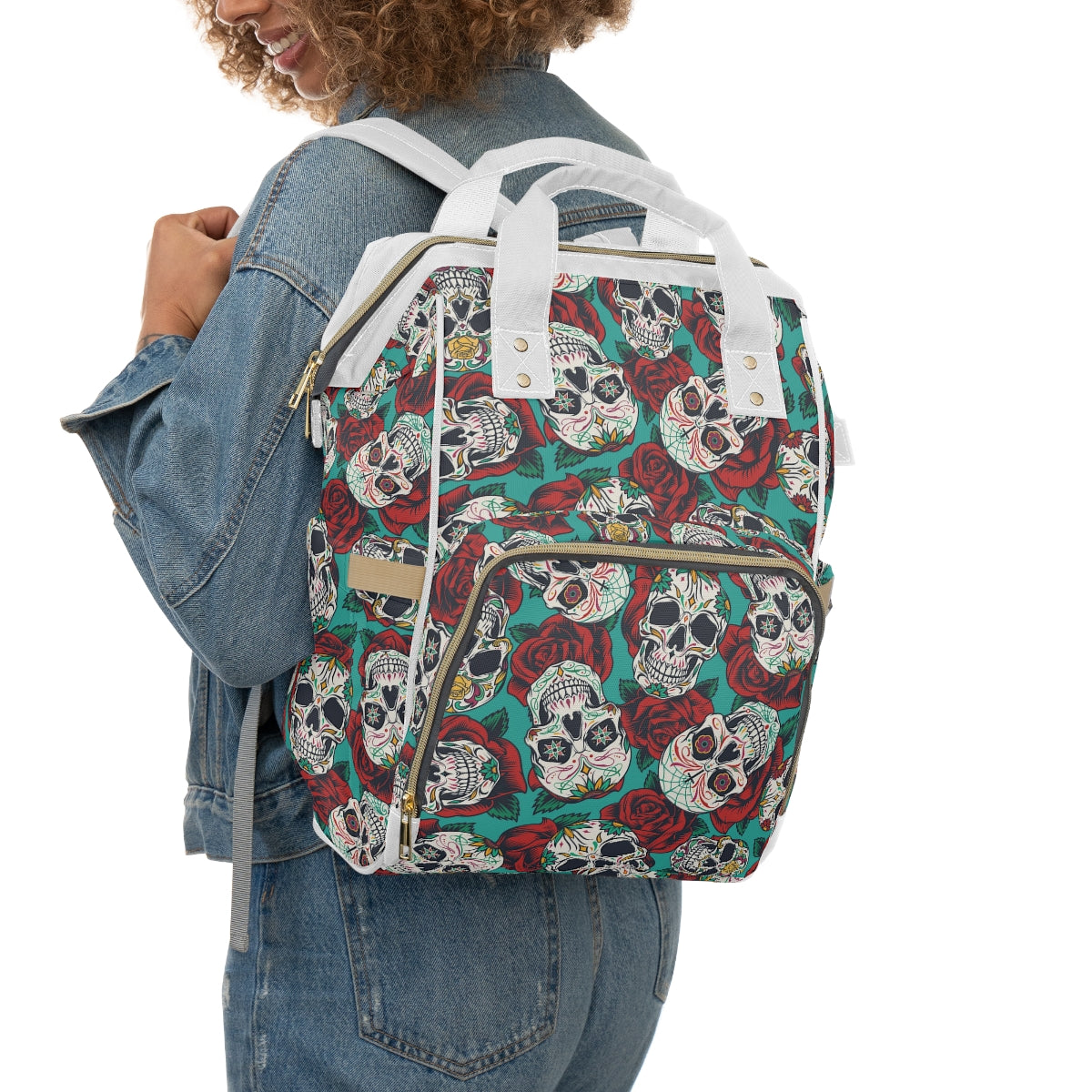 Skulls & Roses Multifunctional Backpack