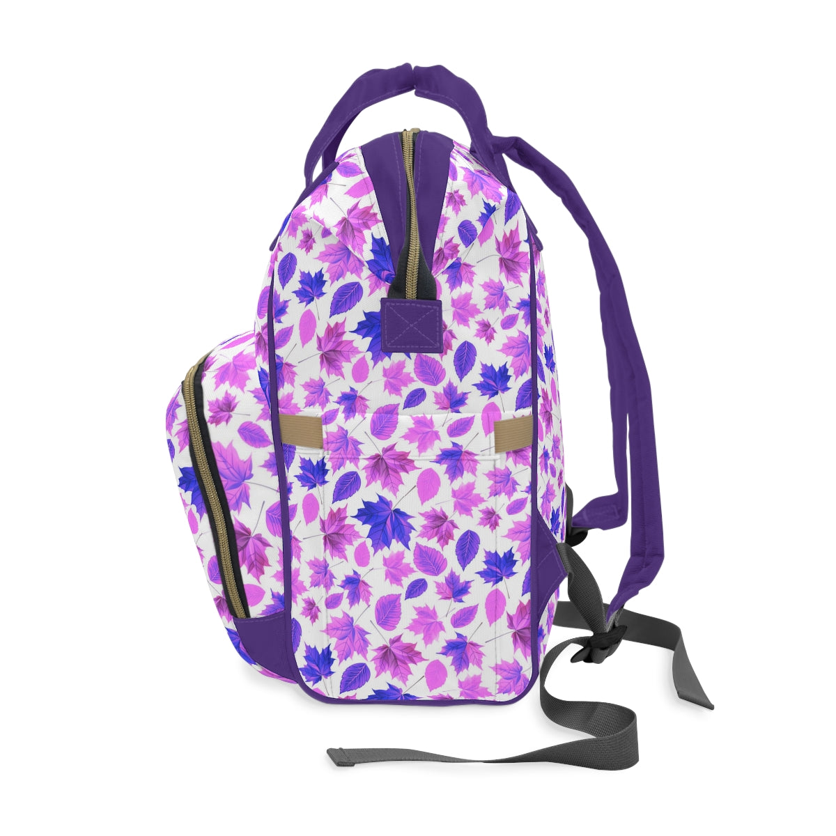 Colorful Autumn Leaves Multifunctional Backpack