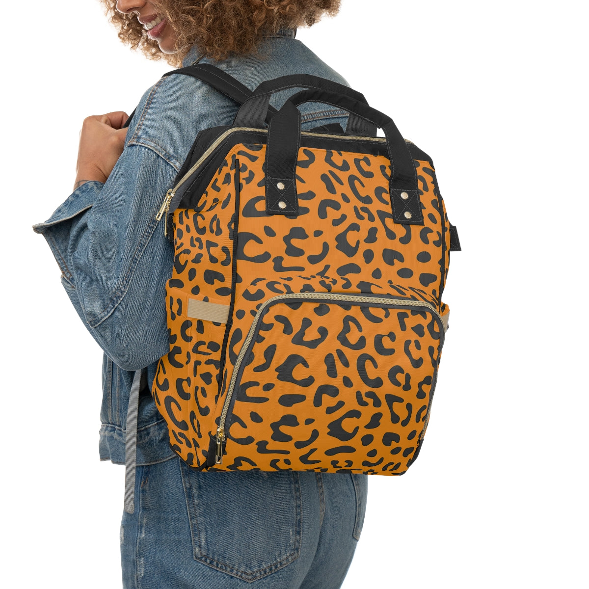 Bellafontes Animal Print Multifunctional Backpack