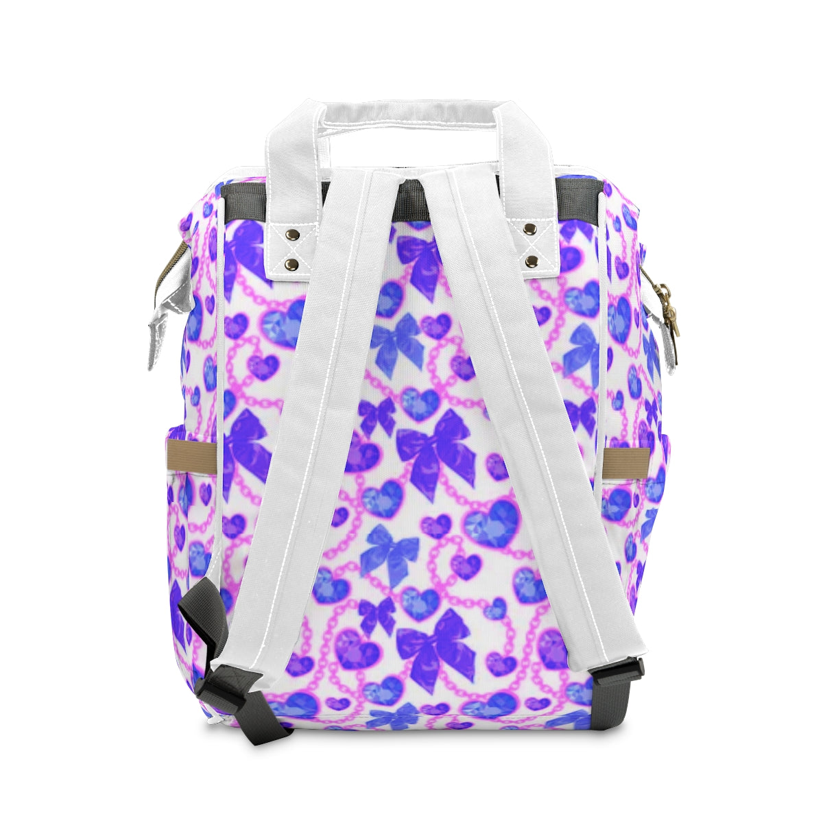 Purple Hearts & Bowes Multifunctional Backpack