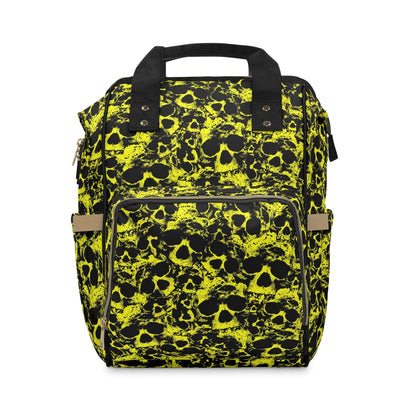 Yellow Skull Gang Multifunctional Backpack