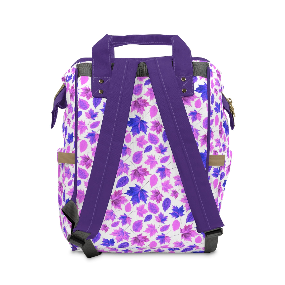 Colorful Autumn Leaves Multifunctional Backpack