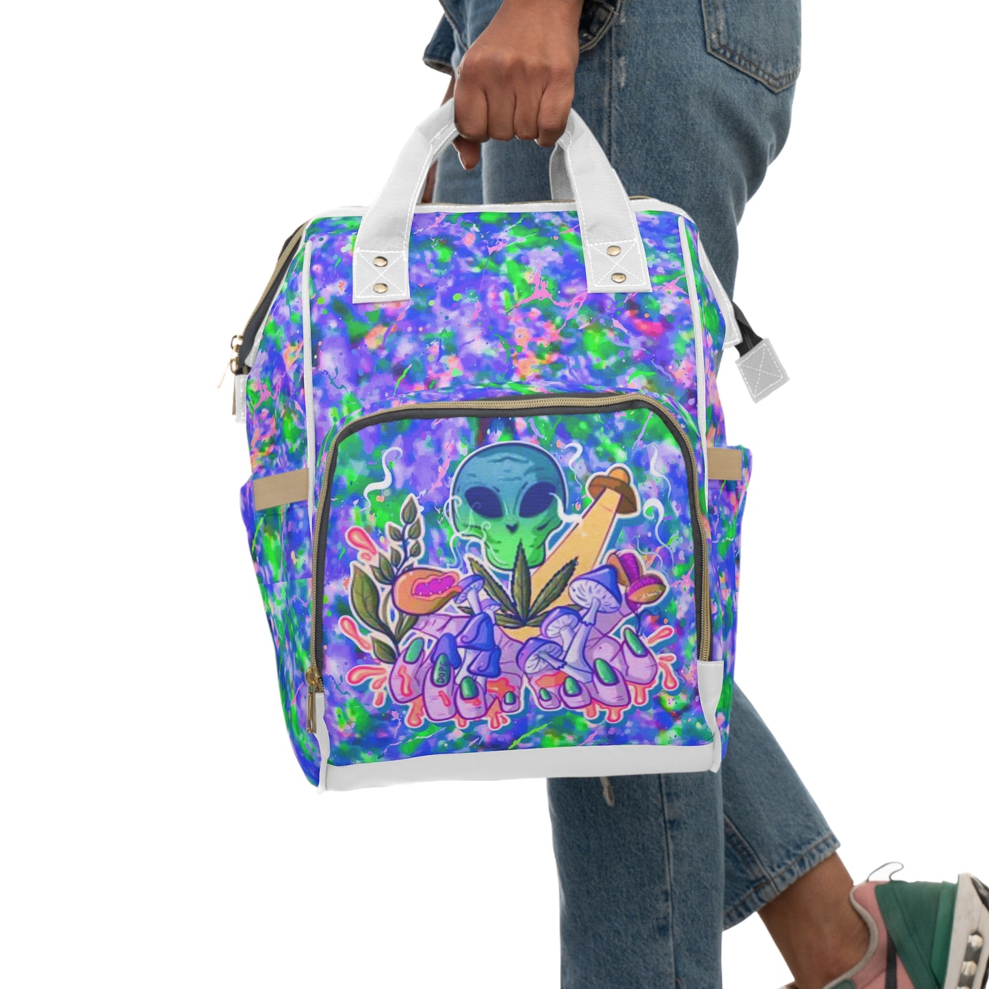 Psychedelic Multifunctional Backpack