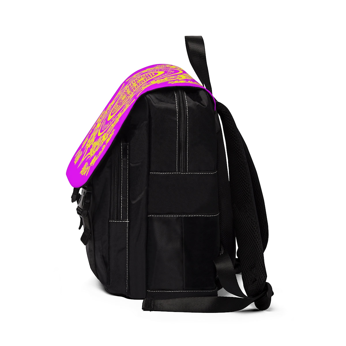 Purple & Gold We Are Royalty Unisex Casual Shoulder Backpack