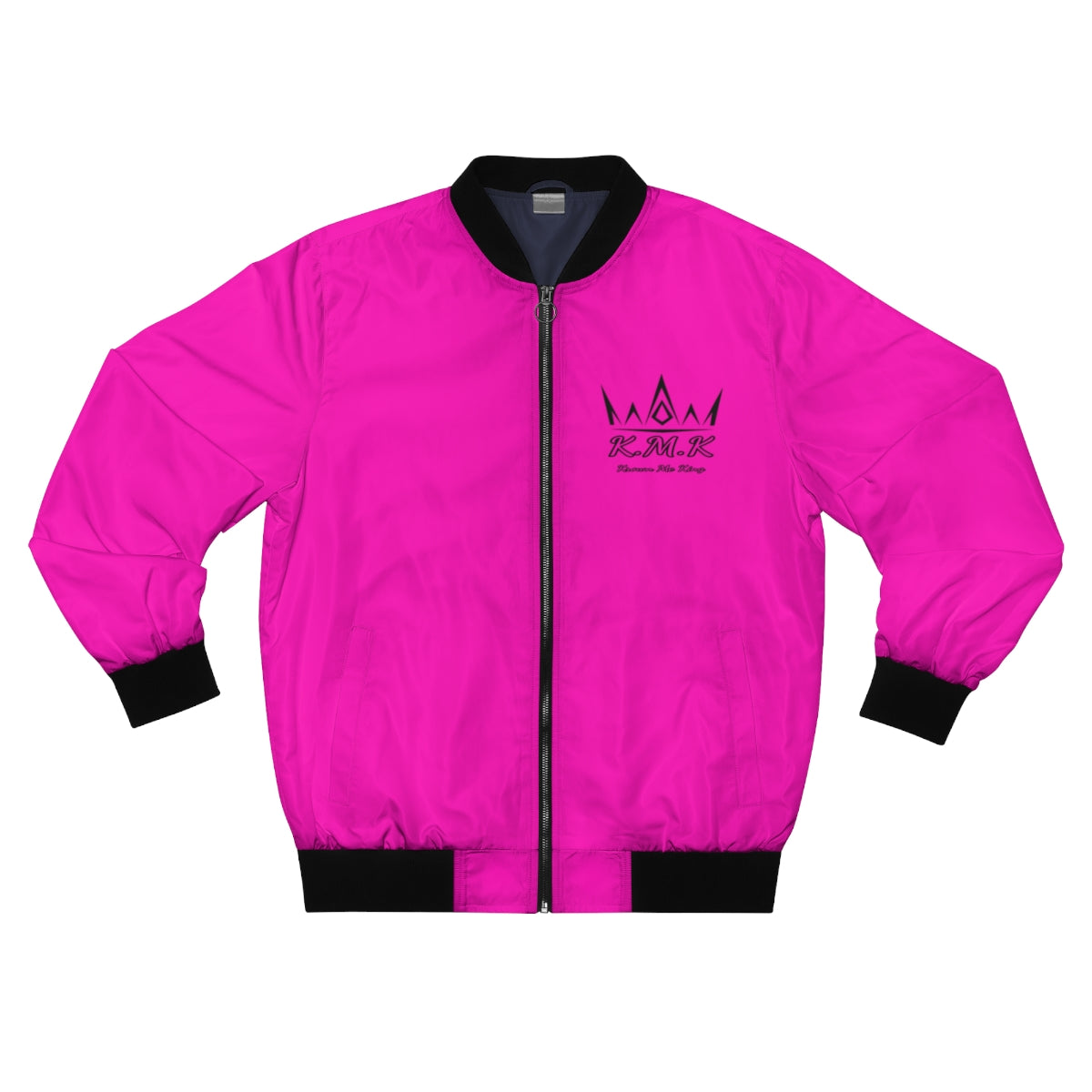 Krown Me King Pink Men's Bomber Jacket