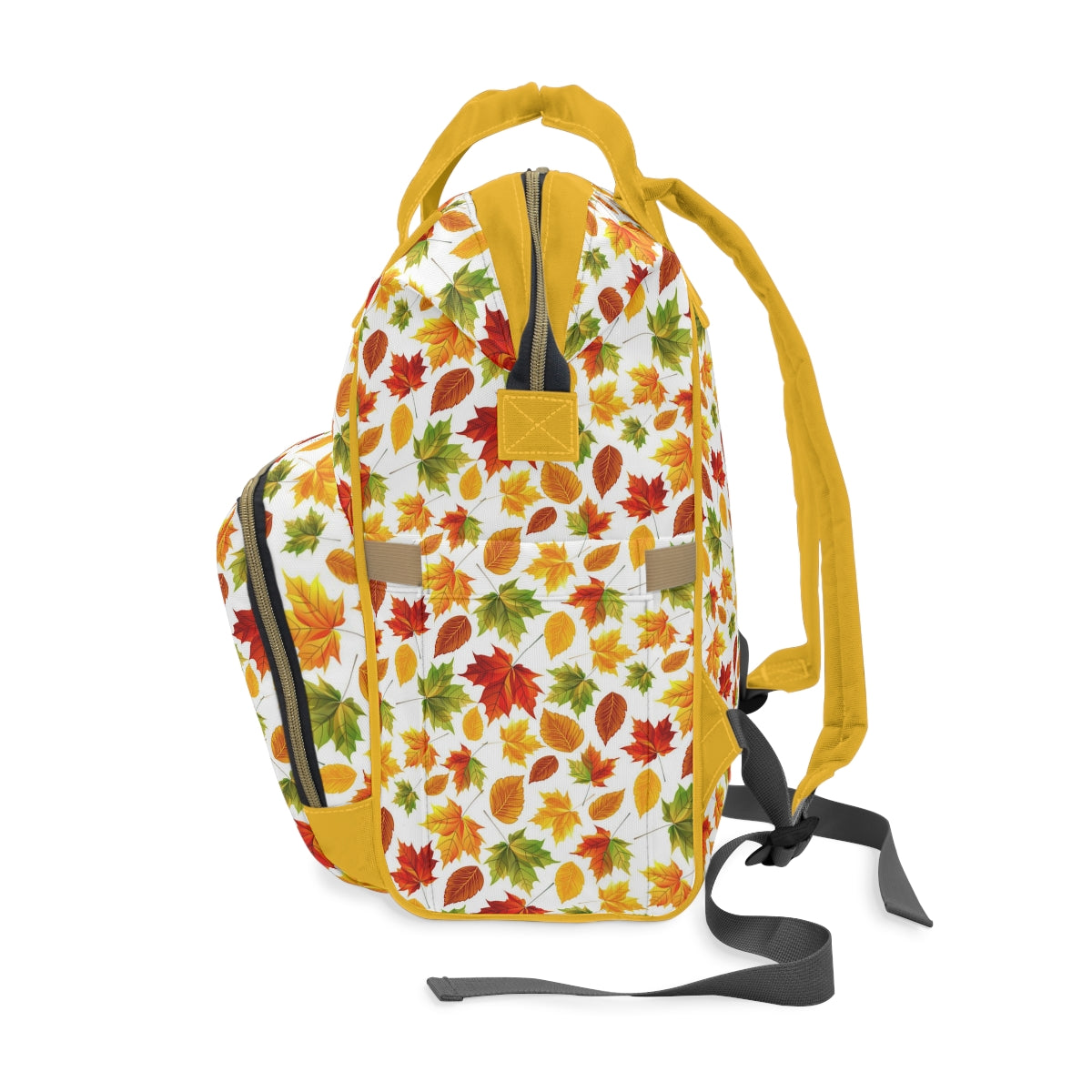 Colorful Autumn Leaves Multifunctional Backpack