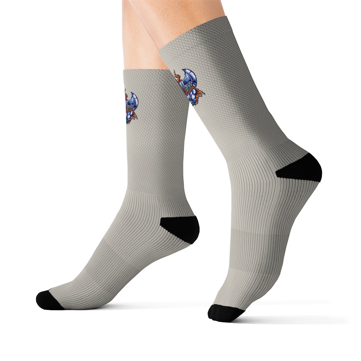 Viking Skull Warrior Socks