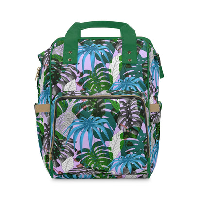 Tropical Leaves Multifunctional Backpack