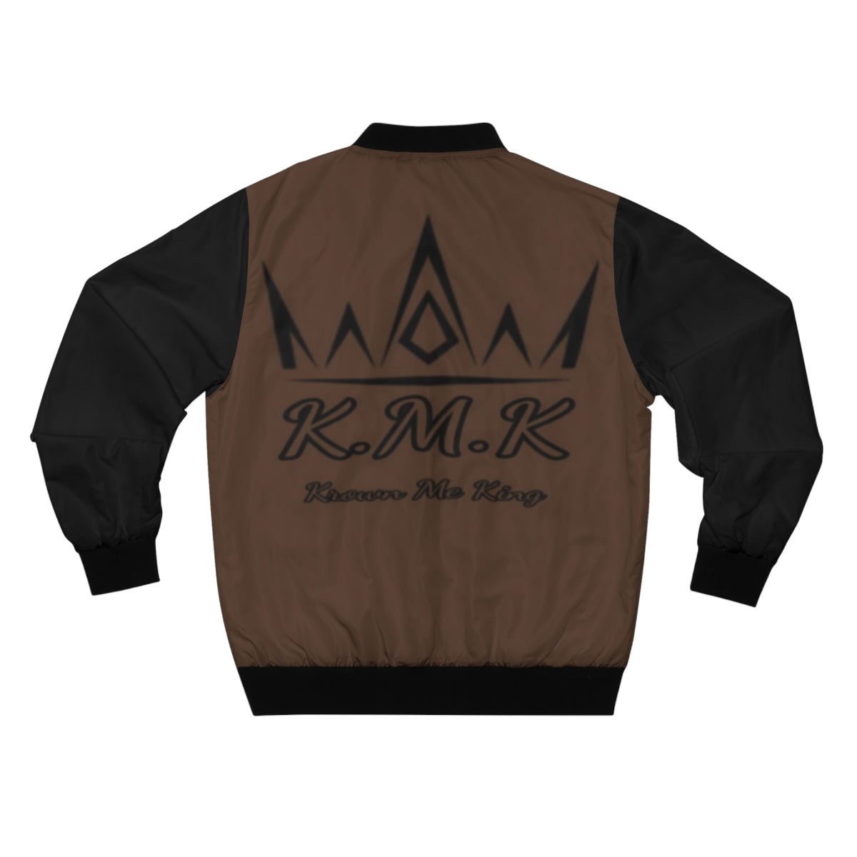 Krown Me King Brown & Black Men's Bomber Jacket