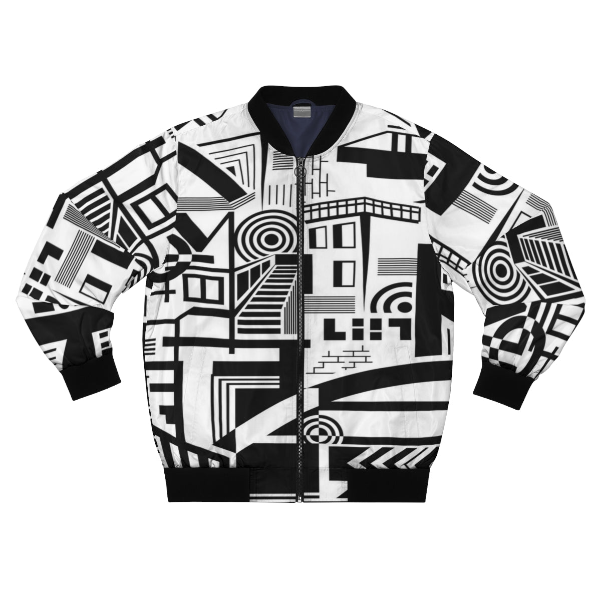 Abstract Bomber Jacket