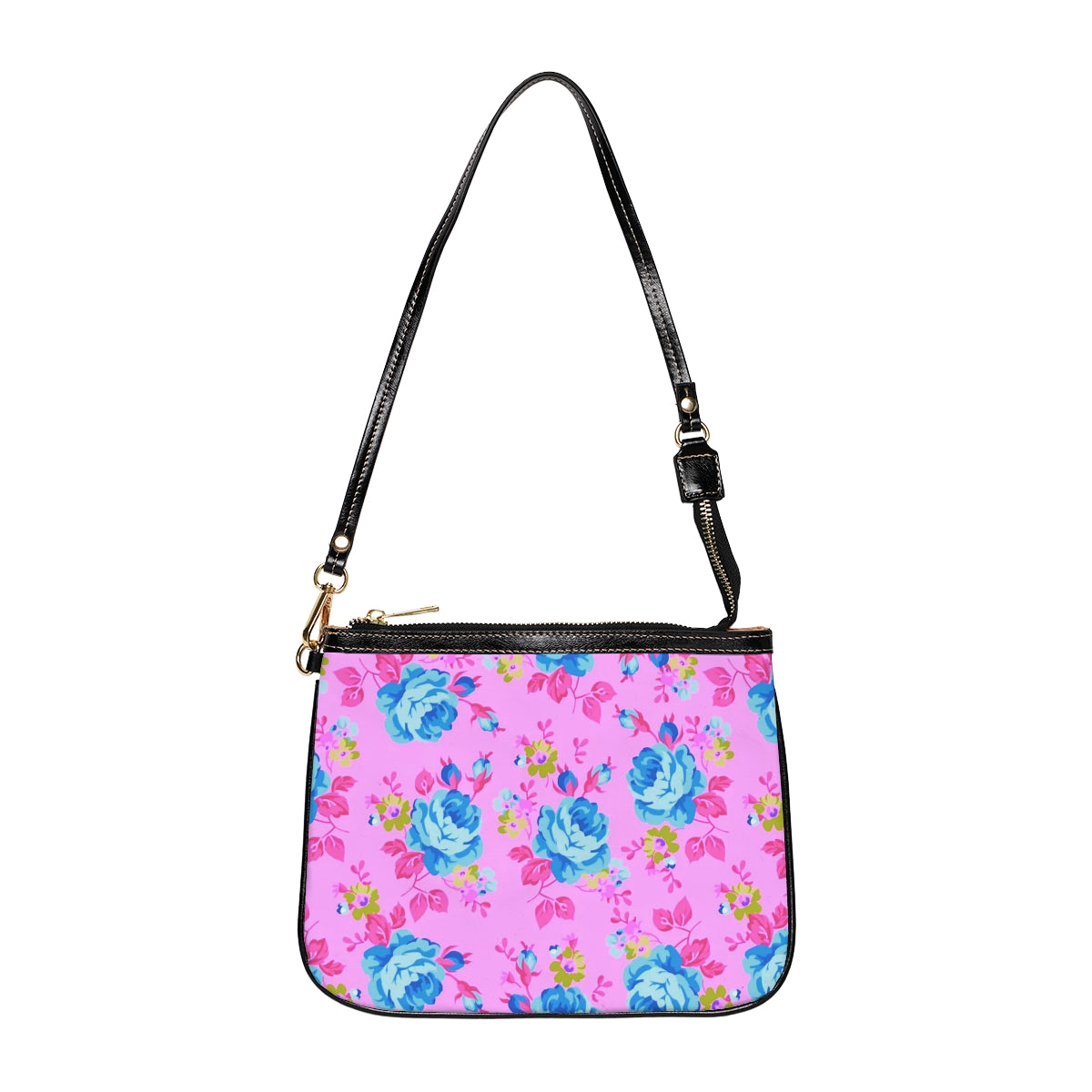 Beautiful Blue Roses Small Shoulder Bag