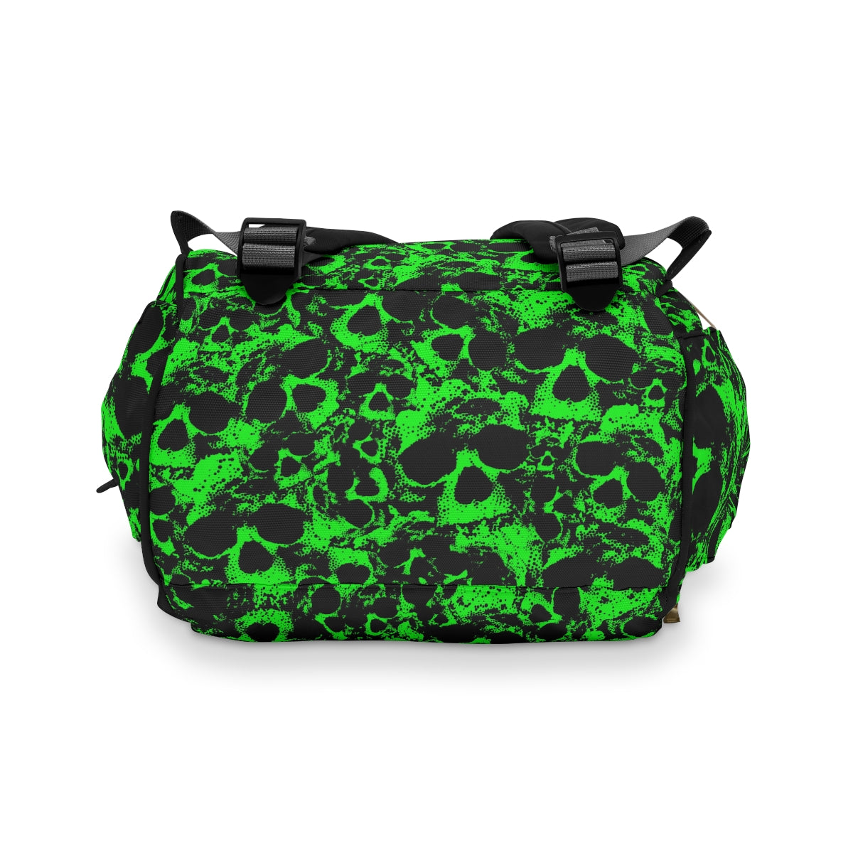 Green Skull Gang Multifunctional Backpack