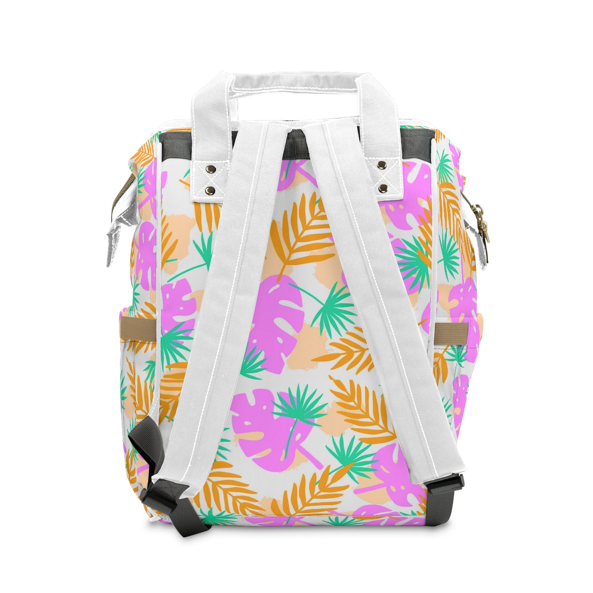 Tropical Leaves Multifunctional Backpack