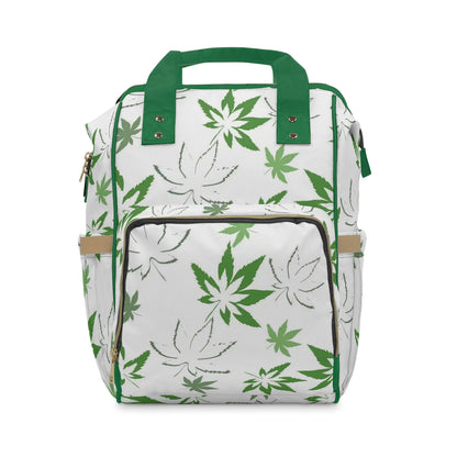 Colorful Pot Leaves Multifunctional Backpack