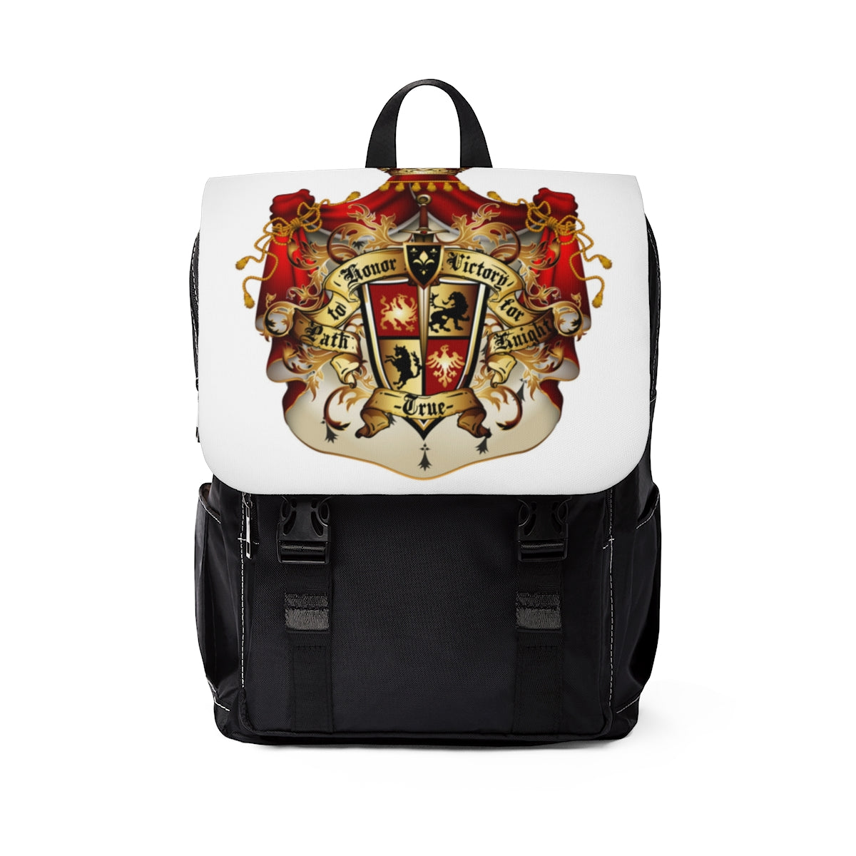 Royalty Made Shield Casual Shoulder Backpack