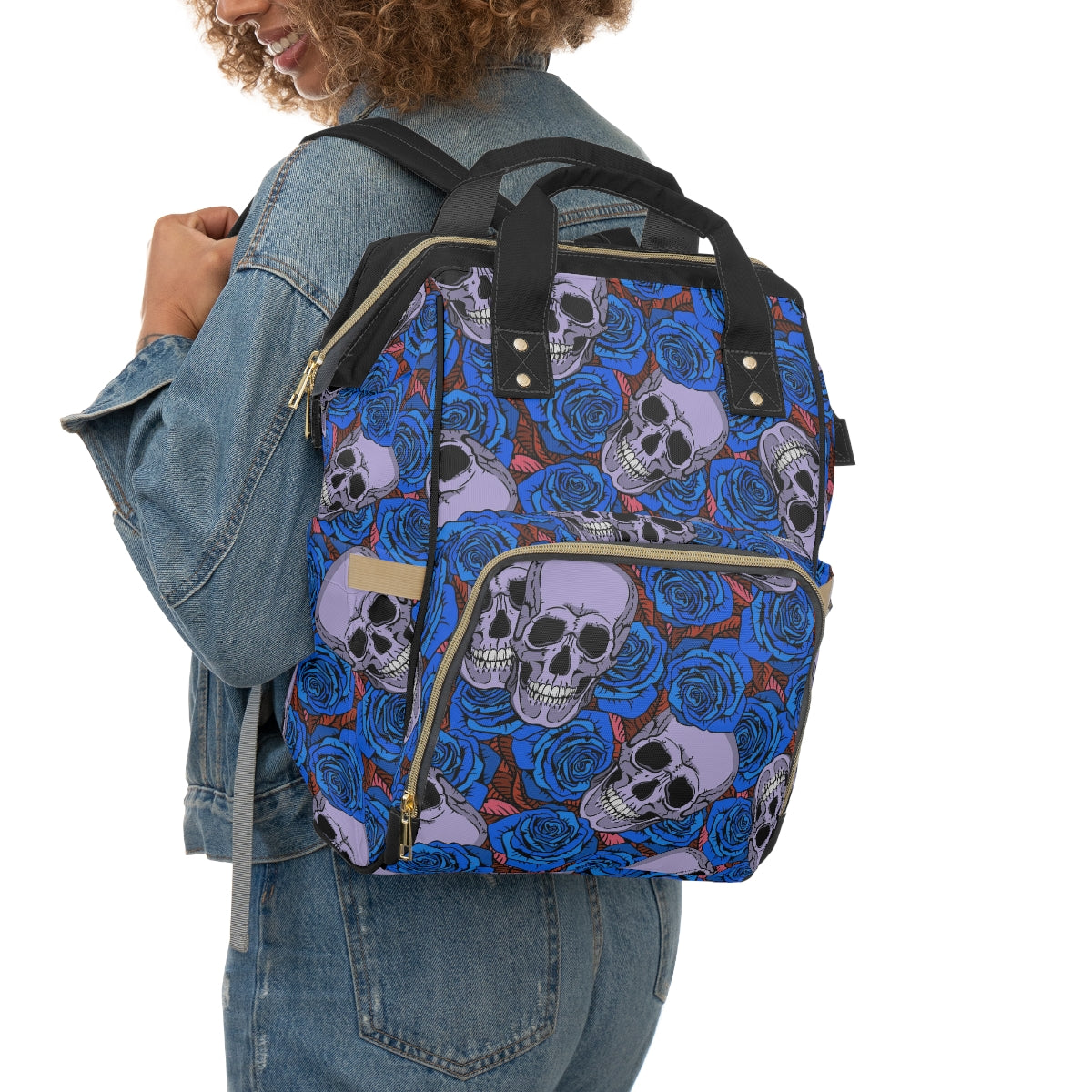 Skulls & Roses Multifunctional Backpack