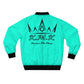 Krown Me King Teal Men's Bomber Jacket