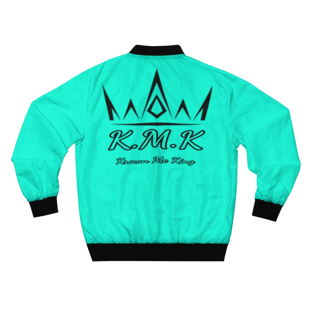 Krown Me King Teal Men's Bomber Jacket