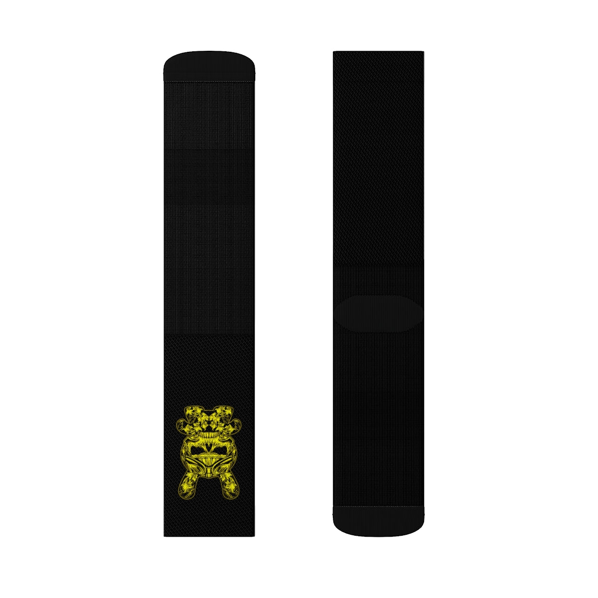 B RABB Black & Yellow Crew Socks