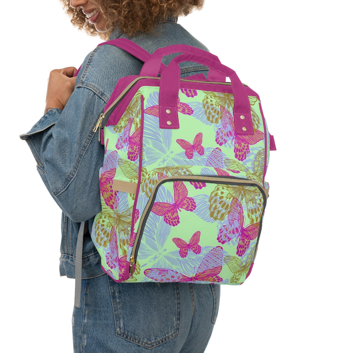 Colorful Butterflies Multifunctional Backpack