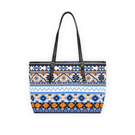 Ethnic Tribal PU Leather Shoulder Bag