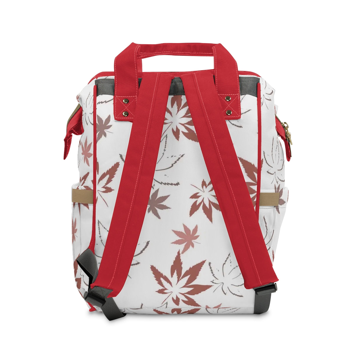 Colorful Pot Leaves Multifunctional Backpack