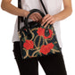 Chains & Roses Shoulder Handbag