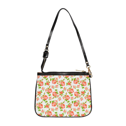 Beautiful Pink Roses Small Shoulder Bag